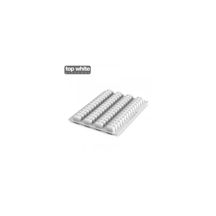 Moule silicone chenille carré Flex Galaxy x4 - Silikomart