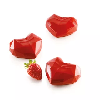 Moule petit coeur Origami - Moule Silikomart