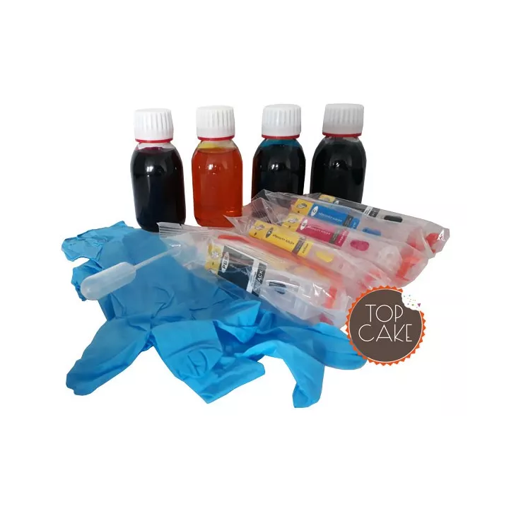 Kit Cartouche d'encre alimentaire Rechargeable TS55050