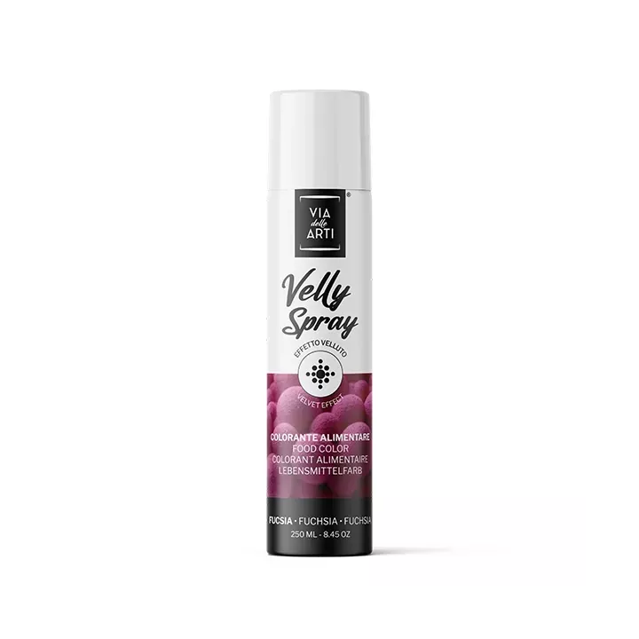 Spray Velly fucsia terciopelo 250 ml