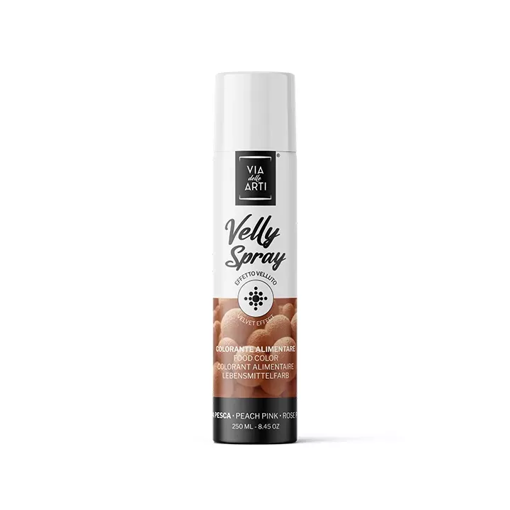 Spray velours rose pêche Velly 250 ml