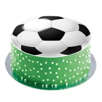 Wafer sheet, sugar football, 15.5 cm