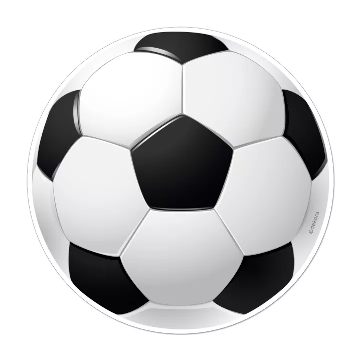 Feuille azyme Ballon de Foot en sucre 15,5 cm