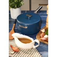 The wonderful 16cm diameter blueberry Cookut stainless steel saucepan