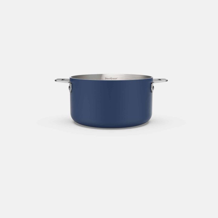 The wonderful 20cm diameter blueberry Cookut stainless steel saucepan
