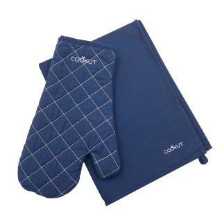 Cookut Blaubeer-Handschuh- und Geschirrtuch-Set
