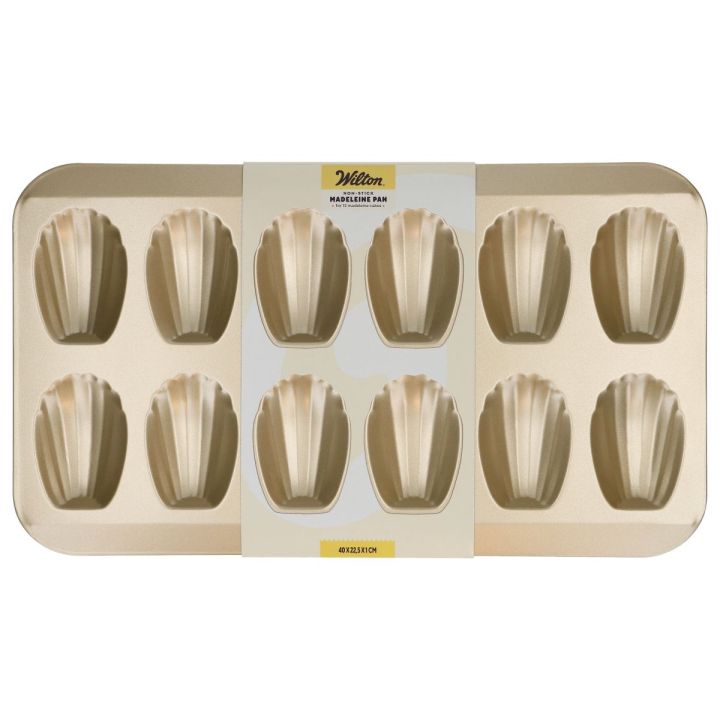 Moule 12 madeleines métal Wilton
