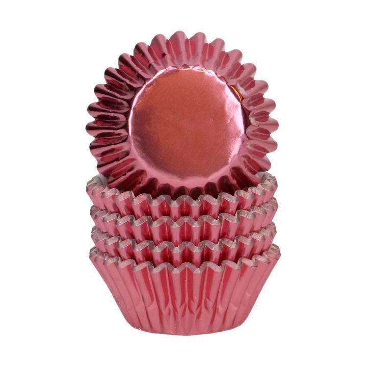 160 mini caissettes metalliques rose gold Wilton