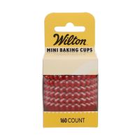 160 kleine rote Wilton -Metallkisten