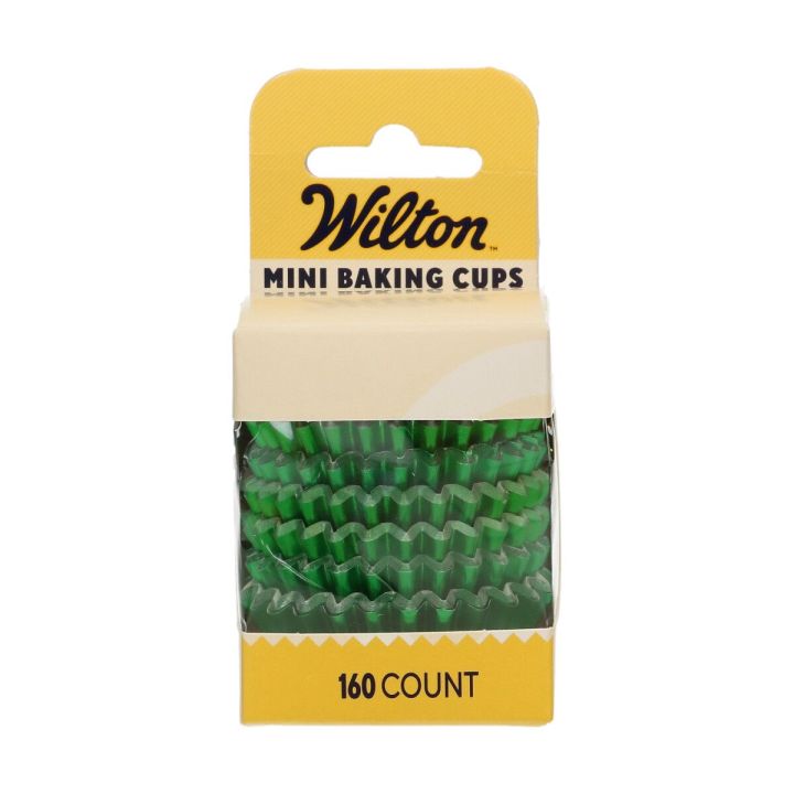 160 grüne Wilton Mini-Metallkisten