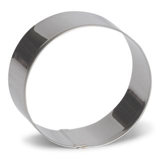 Cercle à tarte / découpoir 8 cm hauteur 2,5 cm