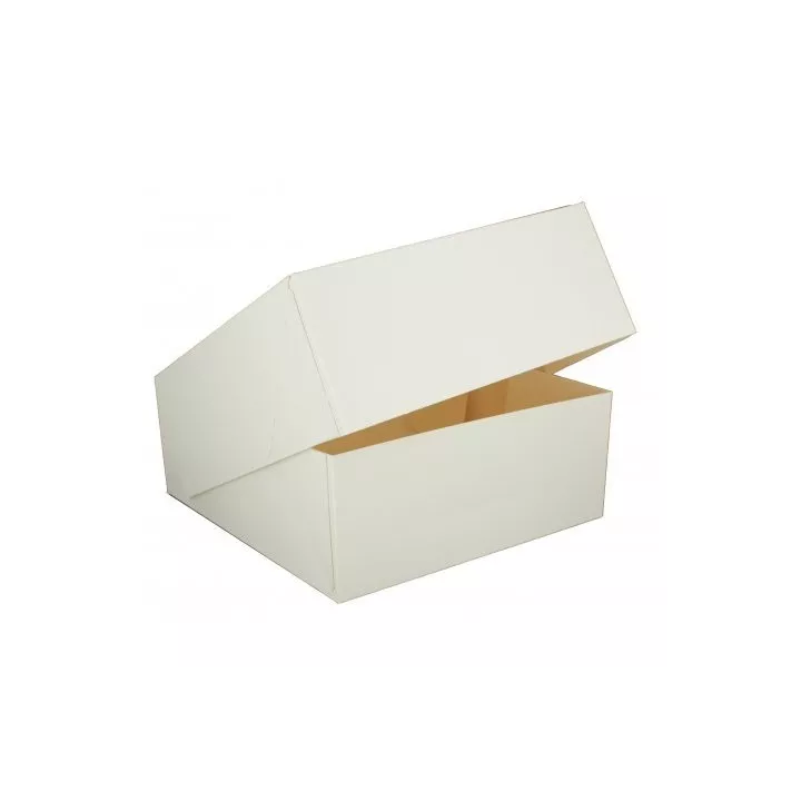 5 Boites Pâtissières Blanches 29 cm HT 13 cm