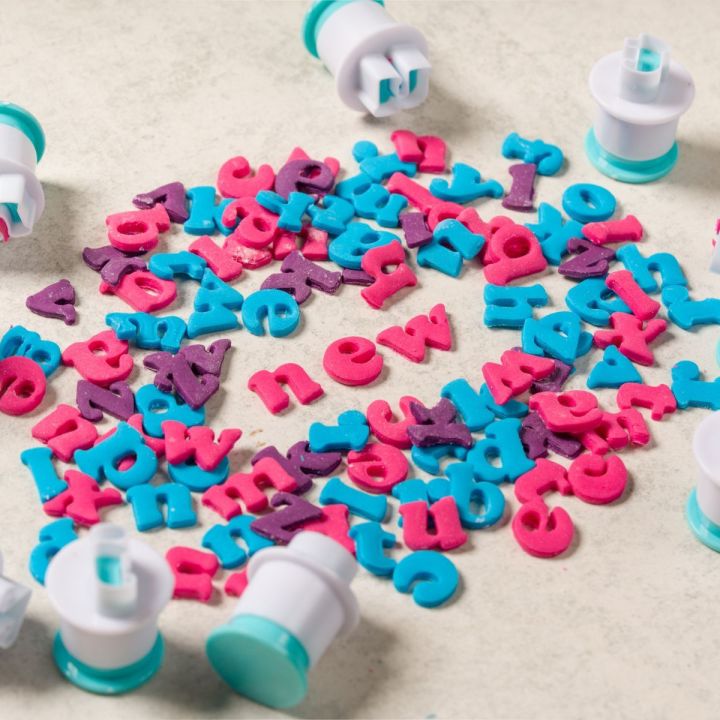 Mini Alphabet Cookie Cutter with Ejector
