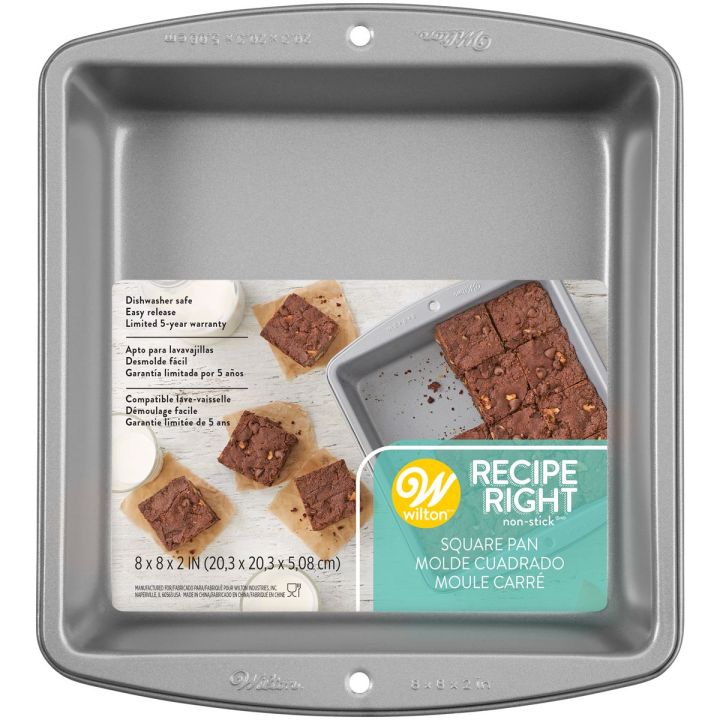Moule Aluminium carré pour brownie