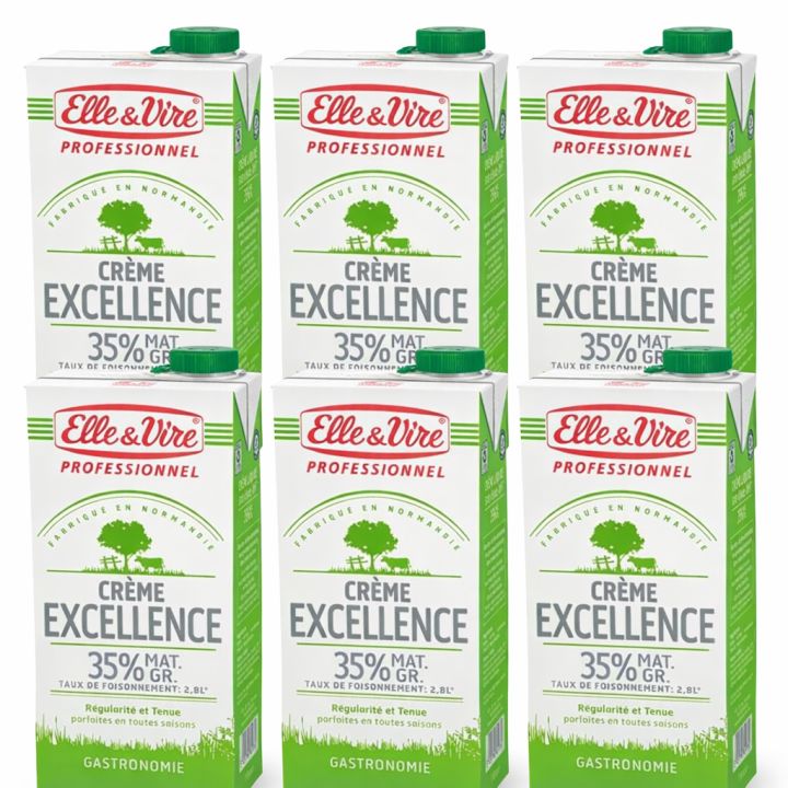 Crème excellence 35% Elle &Vire X 6
