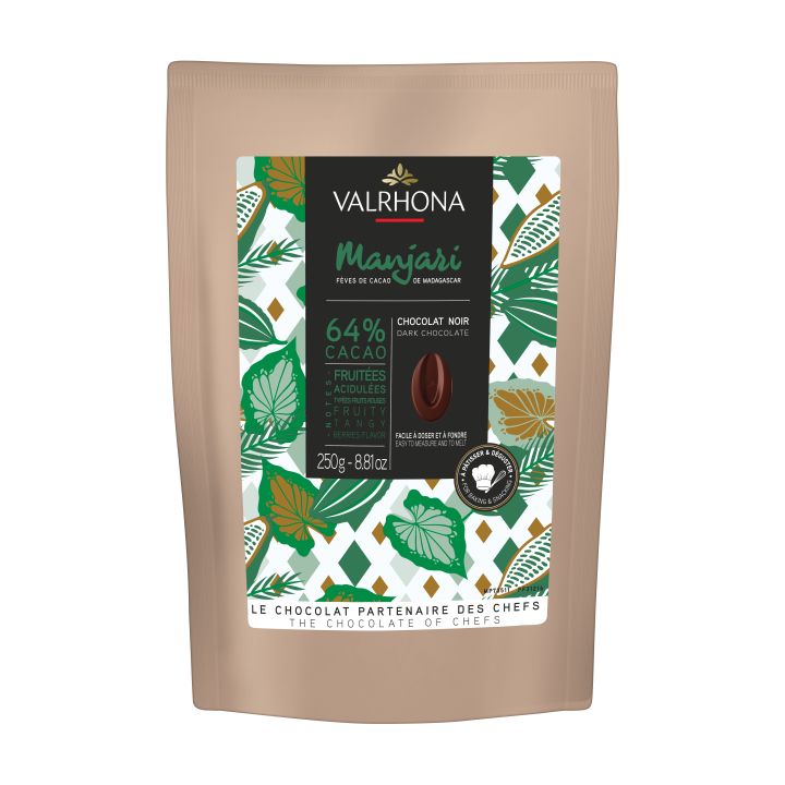 Chocolat noir Valrhona Manjari 64% 250g