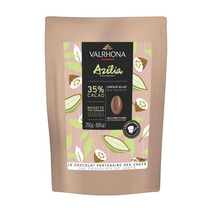 Fèves de chocolat Azelia lacté Valrhona 250g