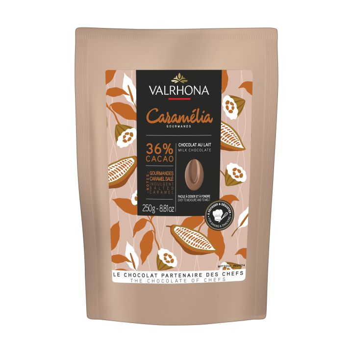 Caramelia Chocolat lait Valrhona 250g