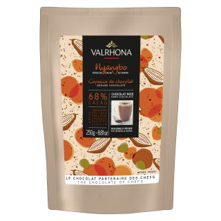 Copeaux Chocolat noir Valrhona Nyangbo 68% 250g