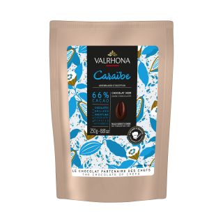 Cioccolato Fondente Valrhona Caraïbe 66% - 250g