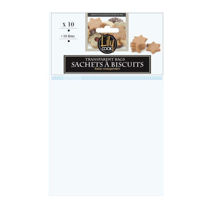 10 sachets à biscuits