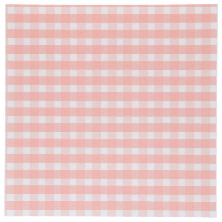 50 Feuilles pour bento box Vichy rose