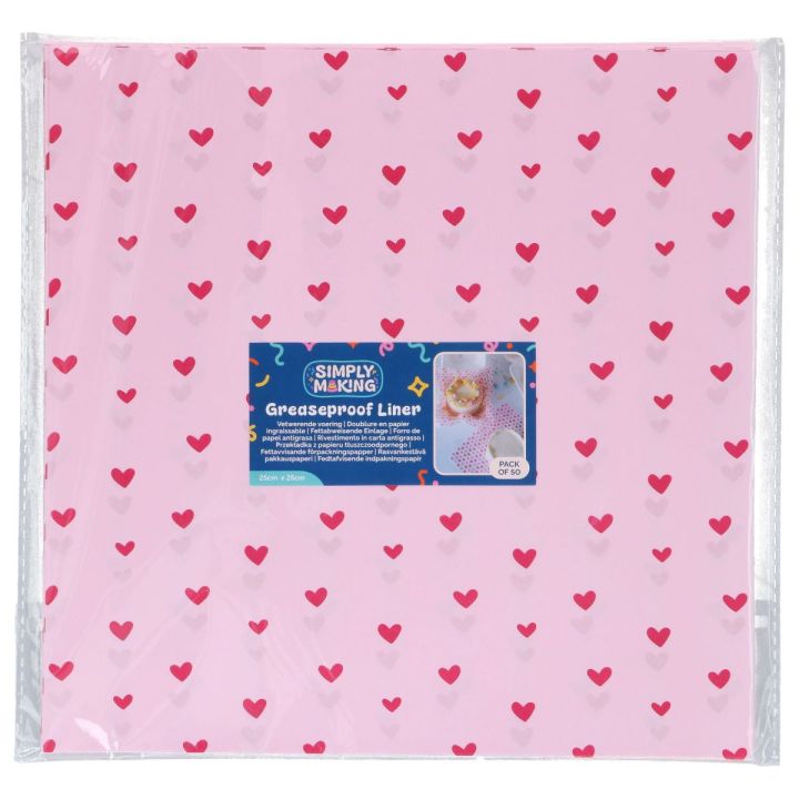 50 Feuilles pour bento box coeurs