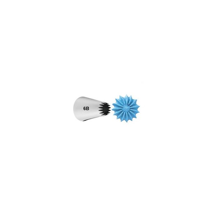 Douille étoile Wilton 6B
