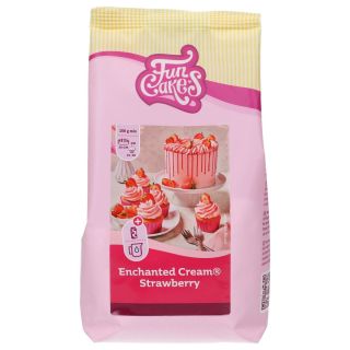 Mix Crème Enchantée Funcakes fraise 450g