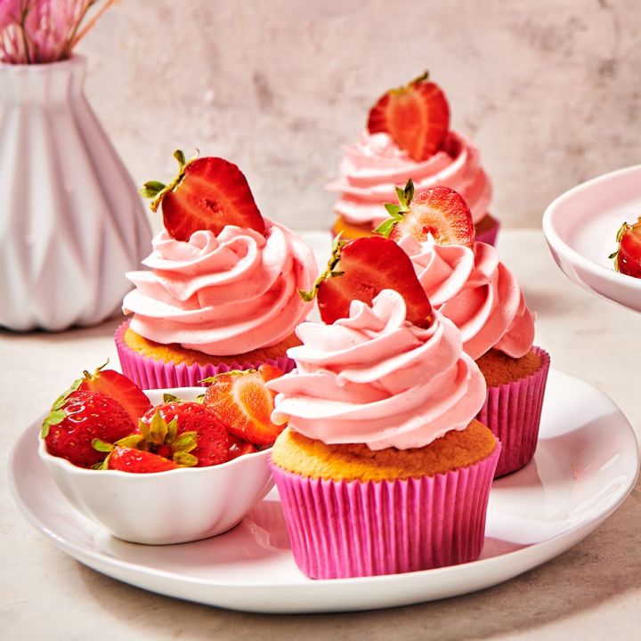 Mix Crème Enchantée Funcakes fraise 450g