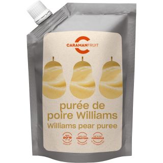 Purea di pere Williams al frutto Caramanfruit