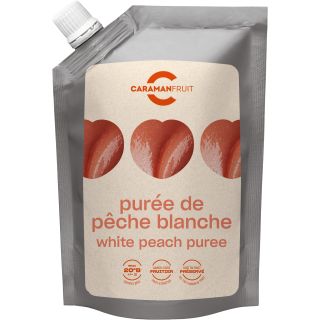 Purée de pêche blanche Caramanfruit