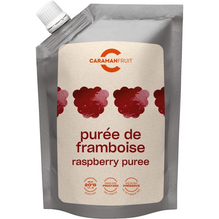 Purée de framboise Caramanfruit
