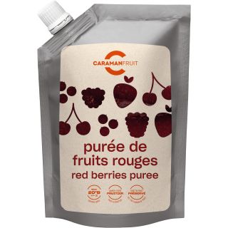 Пюре из красных ягод Caramanfruit