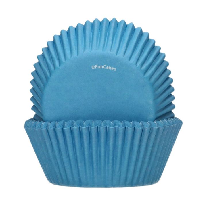 48 Royal Blue Cupcake Cases