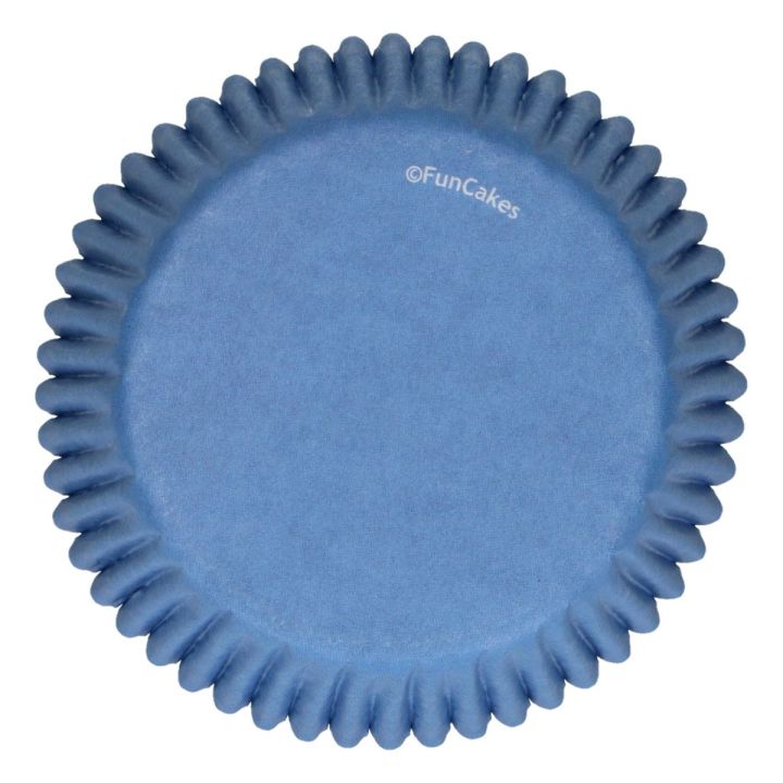 48 Royal Blue Cupcake Cases
