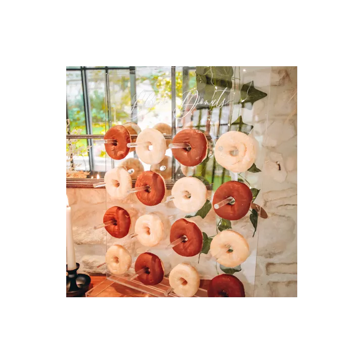 Bar à Donuts Verre Acrylique Transparent