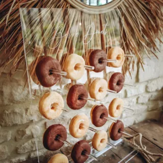 Bar à Donuts Verre Acrylique Transparent