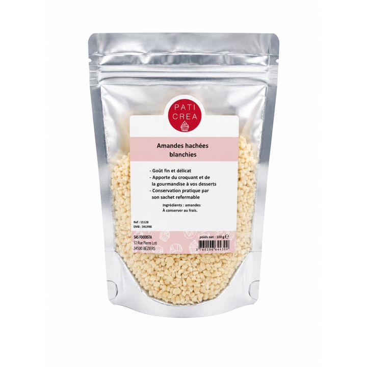 Chopped almonds 100g - PATICREA