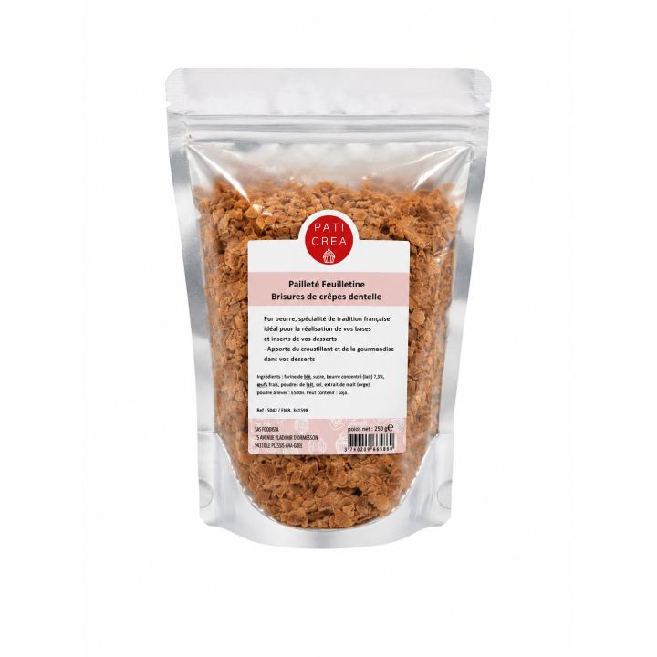 Feuillantine - brisures de crêpes dentelles 250g