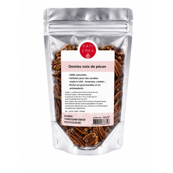 Noix de Pécan moitié 100 g - PATICREA