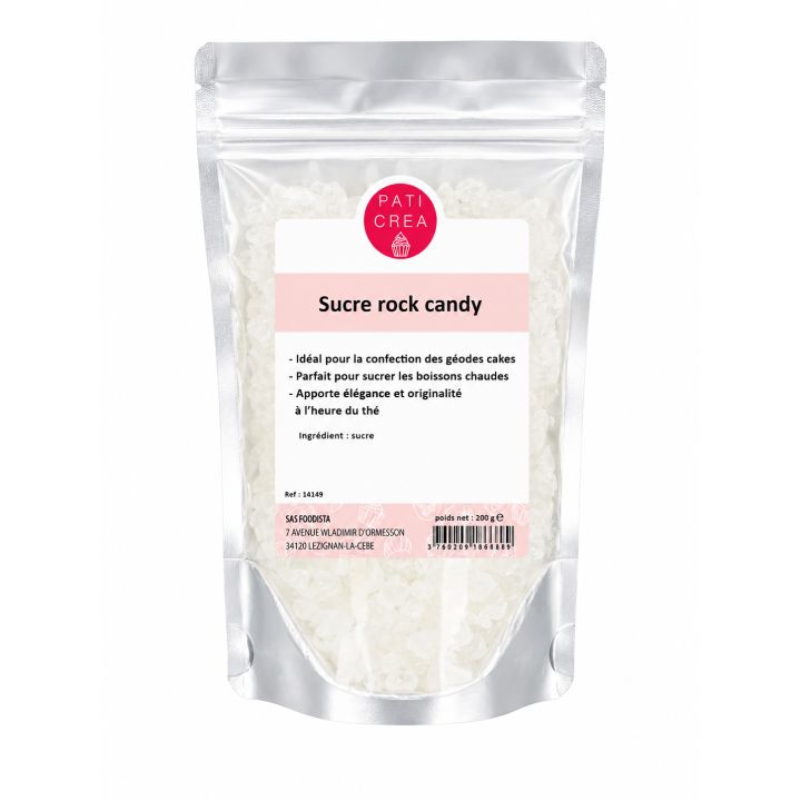 Sucre rock candy pour géode cake TOP CAKE 200g