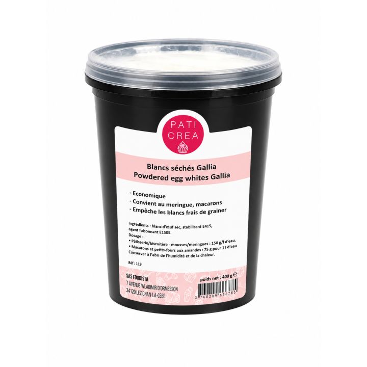 Blanc d'oeuf séché 400g Gallia Top Cake