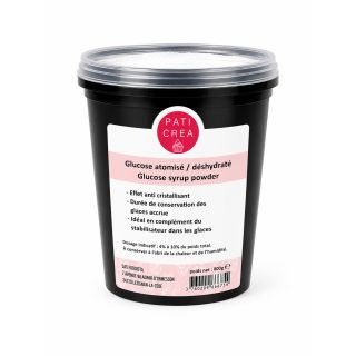 Glucose en poudre, Atomisé 800g Top Cake