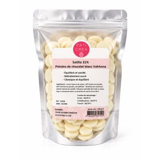SATILIA blanc 31% Valrhona 500g paticréa