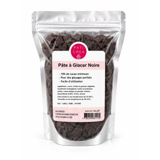 Pâte à Glacer Noire 500g paticréa