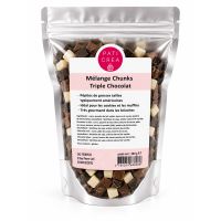 Mistura de Chocolate Triplo em Pedaços 300g - PATICREA