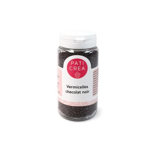 100 g dunkle Schokoladen-Vermicelli-Paticréa