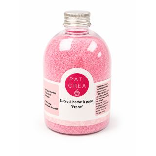 Sucre à Barbe à Papa Fraise - PATICREA