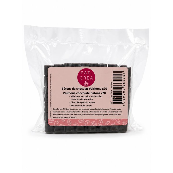 Шоколадные палочки Valrhona 20 шт.